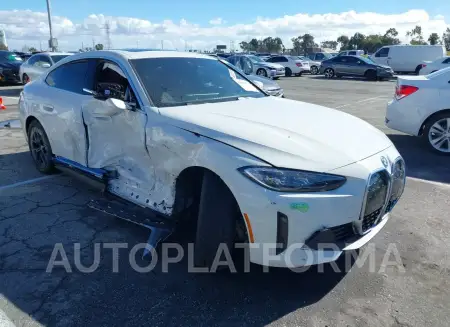 BMW I4 2023 2023 vin WBY43AW02PFR40196 from auto auction Iaai