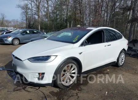 TESLA MODEL X 2019 vin 5YJXCAE2XKF195261 from auto auction Iaai