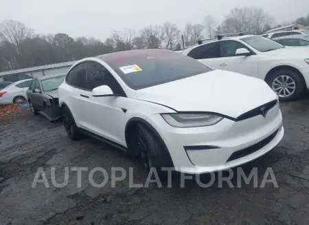 Tesla Model X 2022 2022 vin 7SAXCBE52NF329865 from auto auction Iaai