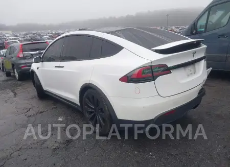 TESLA MODEL X 2022 vin 7SAXCBE52NF329865 from auto auction Iaai