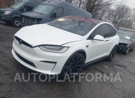 TESLA MODEL X 2022 vin 7SAXCBE52NF329865 from auto auction Iaai