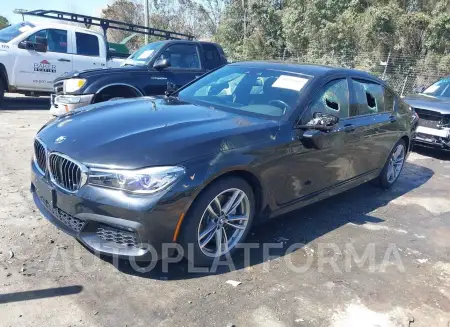 BMW 740I 2019 vin WBA7E4C57KGV28527 from auto auction Iaai