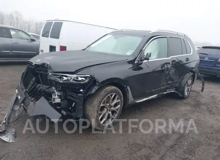 BMW X7 2021 vin 5UXCW2C02M9G16465 from auto auction Iaai