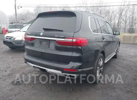 BMW X7 2021 vin 5UXCW2C02M9G16465 from auto auction Iaai