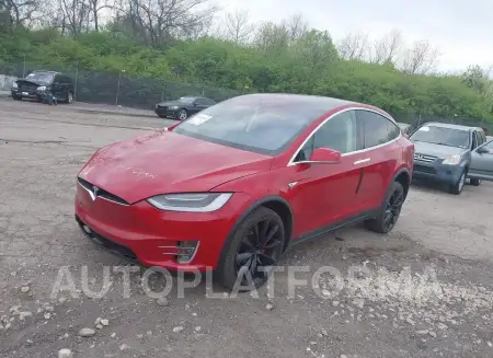 TESLA MODEL X 2016 vin 5YJXCAE48GF003876 from auto auction Iaai