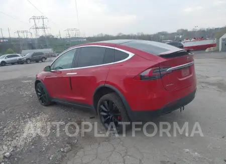 TESLA MODEL X 2016 vin 5YJXCAE48GF003876 from auto auction Iaai