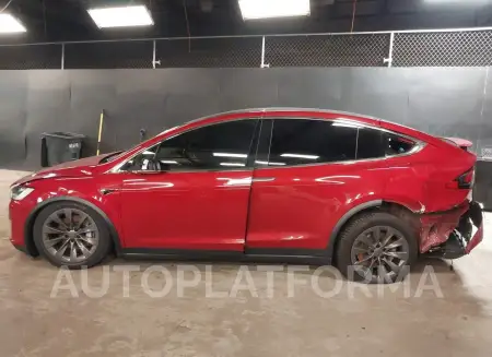 TESLA MODEL X 2017 vin 5YJXCBE22HF041464 from auto auction Iaai