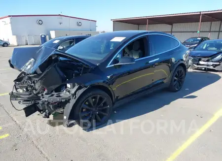 TESLA MODEL X 2018 vin 5YJXCDE26JF112702 from auto auction Iaai