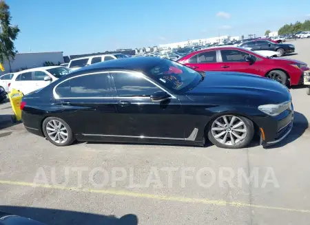 BMW 740I 2017 vin WBA7E2C57HG739840 from auto auction Iaai