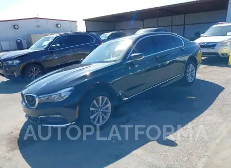 BMW 740I 2017 vin WBA7E2C57HG739840 from auto auction Iaai