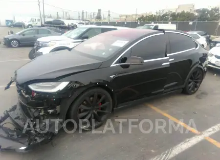 TESLA MODEL X 2019 vin 5YJXCDE45KF186499 from auto auction Iaai