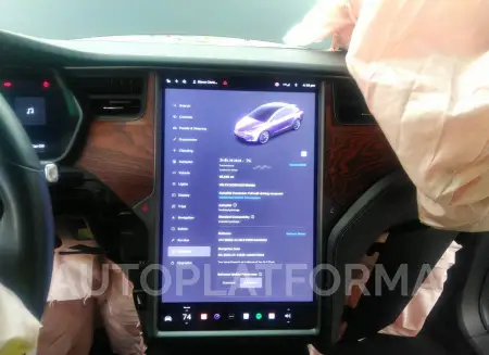 TESLA MODEL X 2019 vin 5YJXCDE45KF186499 from auto auction Iaai