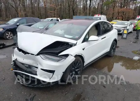 TESLA MODEL X 2023 vin 7SAXCAE59PF404204 from auto auction Iaai