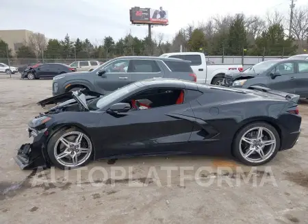 CHEVROLET CORVETTE STINGRAY 2022 vin 1G1YB2D49N5105354 from auto auction Iaai