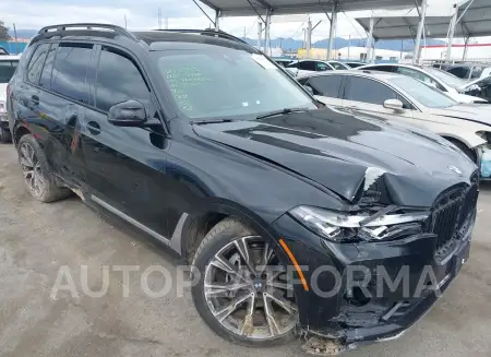 BMW X7 2021 vin 5UXCW2C04M9F01821 from auto auction Iaai