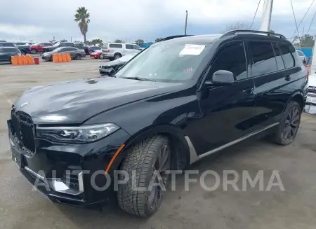 BMW X7 2021 vin 5UXCW2C04M9F01821 from auto auction Iaai