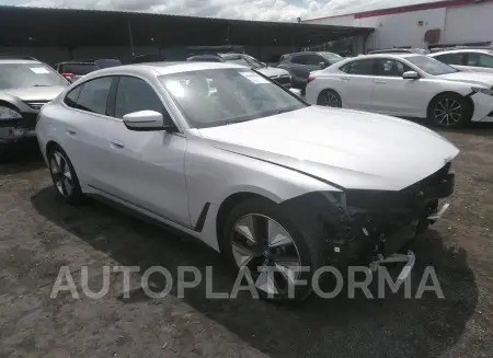 BMW I4 2022 2022 vin WBY73AW07NFM76705 from auto auction Iaai