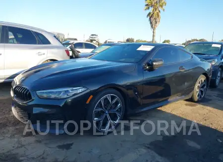 BMW 840I 2021 vin WBAAE2C05MCF23371 from auto auction Iaai