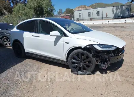 Tesla Model X 2020 2020 vin 5YJXCDE27LF272199 from auto auction Iaai