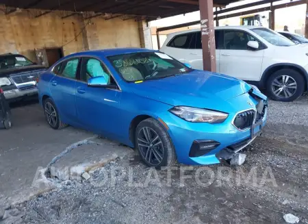 BMW 228I 2020 2020 vin WBA73AK07L7F96812 from auto auction Iaai