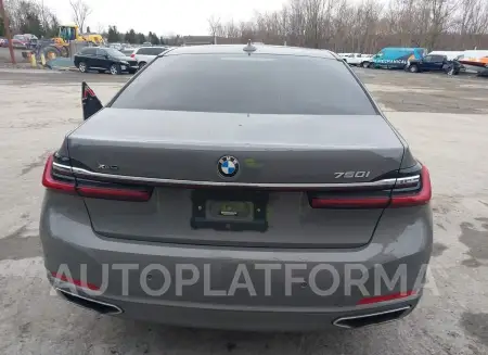 BMW 750I 2022 vin WBA7U2C06NCK83727 from auto auction Iaai