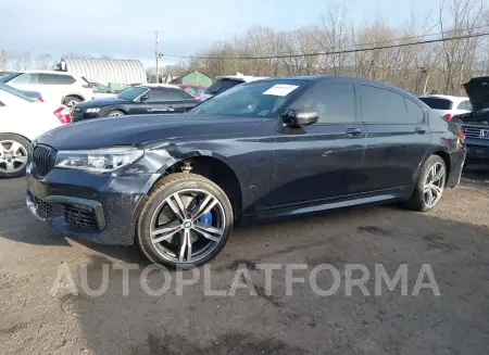 BMW 750I 2019 vin WBA7F2C5XKB240354 from auto auction Iaai