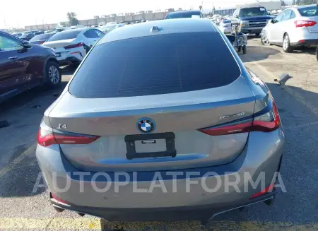 BMW I4 2023 vin WBY73AW0XPFP93123 from auto auction Iaai