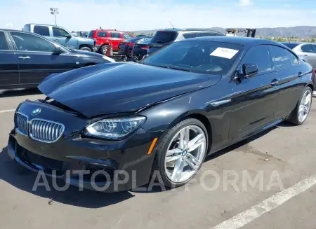 BMW 650I GRAN COUPE 2015 vin WBA6B2C50FGB99333 from auto auction Iaai