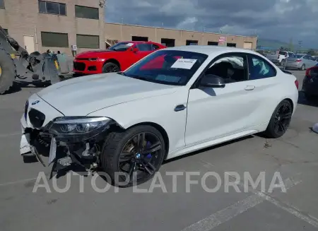 BMW M2 2018 vin WBS1J5C52J7B70323 from auto auction Iaai