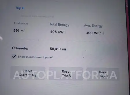 TESLA MODEL X 2017 vin 5YJXCBE4XHF040676 from auto auction Iaai