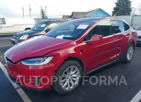 TESLA MODEL X 2017 vin 5YJXCBE4XHF040676 from auto auction Iaai