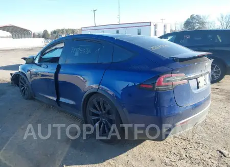 TESLA MODEL X 2022 vin 7SAXCBE67NF352826 from auto auction Iaai