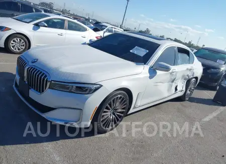 BMW 740I 2021 vin WBA7T2C00MCG10305 from auto auction Iaai