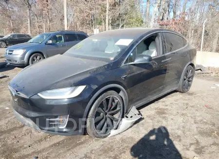 TESLA MODEL X 2018 vin 5YJXCBE45JF085840 from auto auction Iaai