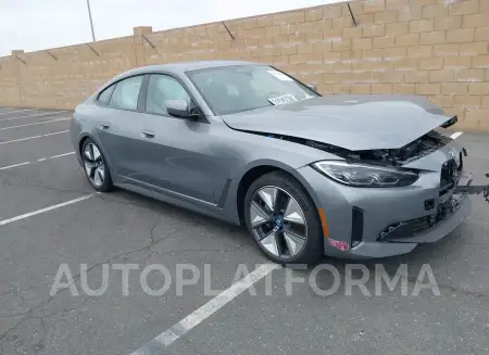 BMW I4 2023 2023 vin WBY43AW06PFR09646 from auto auction Iaai