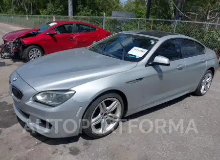 BMW 640I GRAN COUPE 2015 vin WBA6A0C53FD318126 from auto auction Iaai