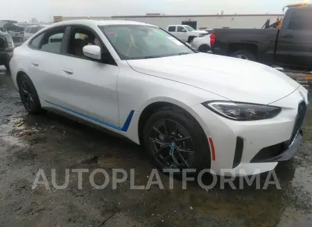 BMW I4 2023 2023 vin WBY43AW02PFR42109 from auto auction Iaai