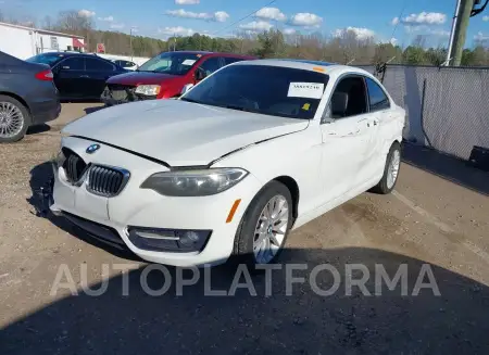 BMW 228I 2016 vin WBA1F9C56GV742248 from auto auction Iaai