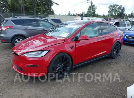 TESLA MODEL X 2022 vin 7SAXCBE63NF354508 from auto auction Iaai