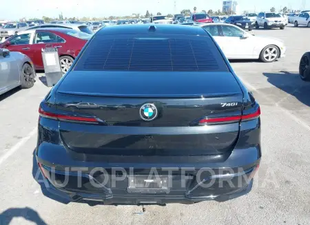 BMW 740 2023 vin WBA23EH09PCN55228 from auto auction Iaai