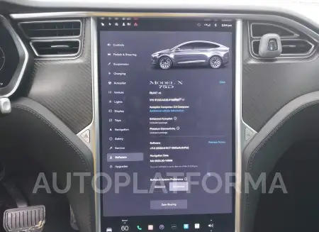 TESLA MODEL X 2018 vin 5YJXCAE25JF088651 from auto auction Iaai