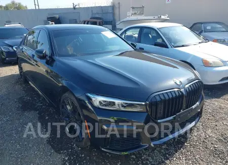 BMW 740 2022 vin WBA7T2C04NCK50728 from auto auction Iaai