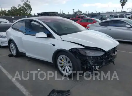 Tesla Model X 2020 2020 vin 5YJXCAE2XLF220273 from auto auction Iaai