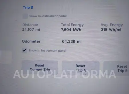 TESLA MODEL X 2021 vin 5YJXCBE22MF321704 from auto auction Iaai