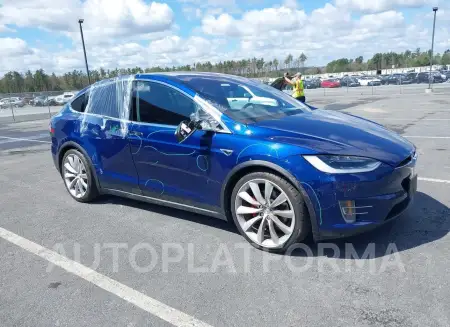 Tesla Model X 2016 2016 vin 5YJXCBE44GF016260 from auto auction Iaai