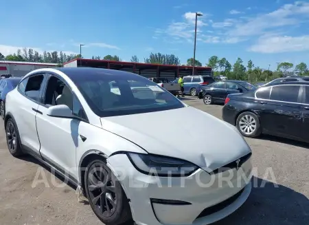 Tesla Model X 2022 2022 vin 7SAXCBE55NF331481 from auto auction Iaai