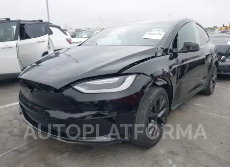 TESLA MODEL X 2022 vin 7SAXCDE58NF358816 from auto auction Iaai