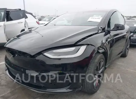 TESLA MODEL X 2022 vin 7SAXCDE58NF358816 from auto auction Iaai