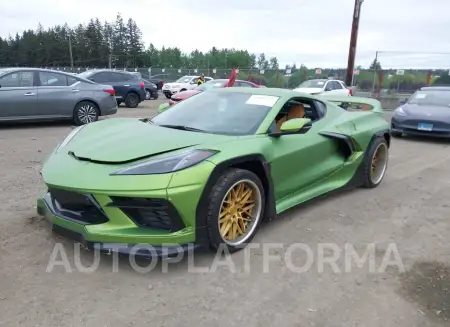 CHEVROLET CORVETTE STINGRAY 2021 vin 1G1YB2D49M5100024 from auto auction Iaai