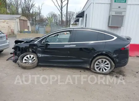 TESLA MODEL X 2018 vin 5YJXCBE26JF105107 from auto auction Iaai